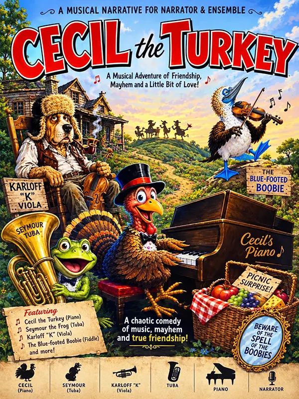 Cecil the Turkey Musical Poster